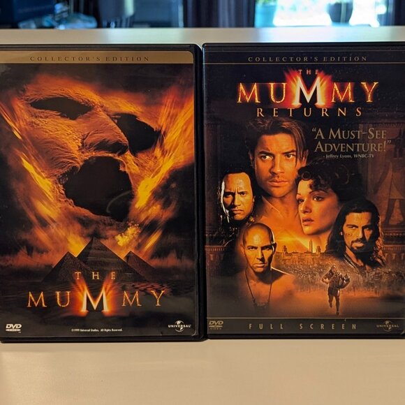 Vintage The Mummy Collection DVD 2002 2 Disc Collectors Set - Picture 4 of 7